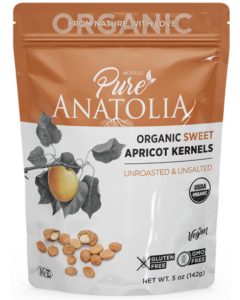 Pure Anatolia Sweet Apricot Kernels Organic - Front view