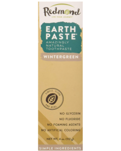 Redmond's Earthpaste Wintergreen Toothpaste, 4 oz.