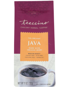 Teeccino Java Chicory Herbal Coffee, 11 oz.