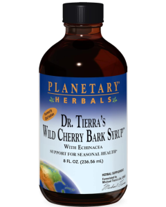 Planetary Herbals Dr. Tierra's Wild Cherry Bark Cough Syrup, 8 oz.