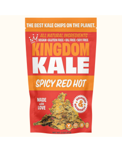 Kingdom Kale Spicy Red Hot Kale Chips - Front view