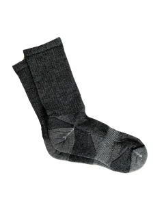 Maggie's Organic Wool Urban Trail Crew Sock, Black Color, Size 9-11