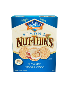 Blue Diamond Almond Nut Thins Cracker, 4.25 oz.