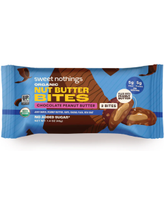 Sweet Nothings Superfood Nut Butter Bites, Chocolate & Peanut Butter, 1.4oz.
