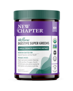 New Chapter All-Flora Digestive Super Greens Powder - Front view