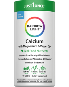 Rainbow Light Food-Based Calcium, 90 Tablets
