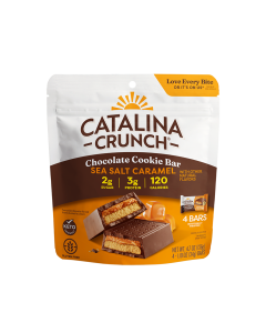 Catalina Crunch Chocolate Cookie Bar Sea Salt Caramel - Front view