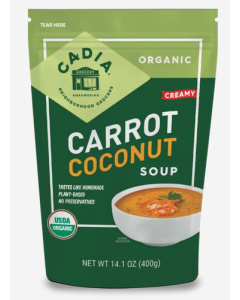 Cadia Organic Carrot Coconut Soup, 14.1 oz.