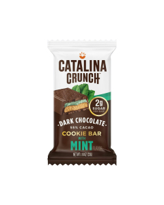 Catalina Crunch Dark Chocolate Cookie Bar with Mint Flavor - Front view