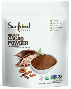 Sunfood Organic Cacao Powder, 8 oz.
