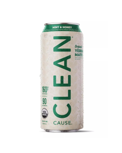 Clean Cause Mint & Honey Organic Yerba Mate - Front view