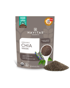 Navitas Organic Raw Chia Seeds - Front view
