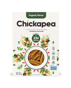 Chickapea Organic Chickpea & Lentil Penne Pasta, 8 oz.