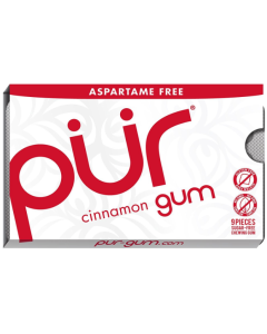 Pur Gum Peppermint 9 Pieces - Front view