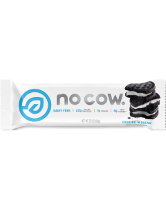 No Cow Cookies 'N Cream Protein Bar, 2.12oz.