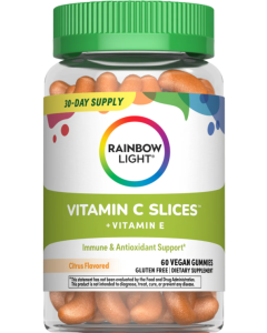 Rainbow Light Gummy Vitamin C Slices, 60 Gummies