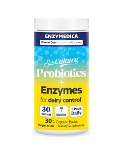 Enzymedica SubCulture Probiotic + Enzymes for Dairy Control - Front view