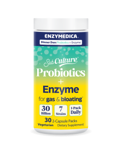 Enzymedica SubCulture Probiotic + Enzymes for Gas & Bloating - Front view