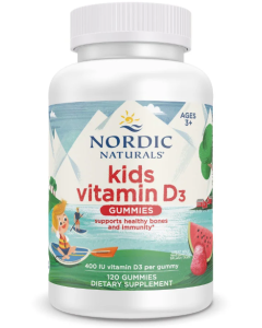 Nordic Naturals Kids Vitamin D Watermelon Gummies, 120 count