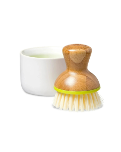 Full Circle Bubble Up Soap Dispenser & Dish Brush - Front view