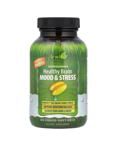 Irwin Naturals Ashwagandha Healthy Brain Mood & Stress - Front view