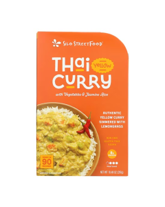 Silo StreetFood Thai Yellow Curry with Vegetables and Jasmine Rice - Front view