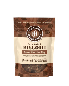 Healing Home Foods -Dunkable Double Chocolate Chip Biscotti