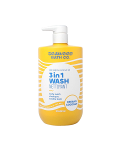 Seaweed Bath Co. Creamy Coconut 3-1 Body Wash - Front view
