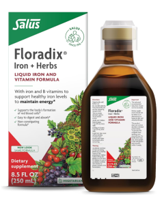 Floradix® Liquid iron and Vitamin Yeast Free, 8.5 oz.
