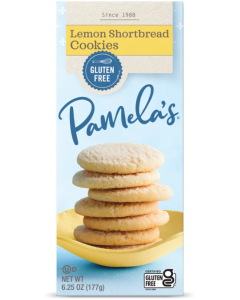 Pamela's Gluten Free Lemon Shortbread Cookies, 6.25 oz.