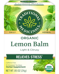 Traditional Medicinals Organic Lemon Balm, 16 tea bags