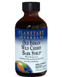 Planetary Formula Old Indian Wild Cherry Bark Syrup, 4 oz.