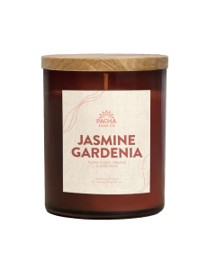 Pacha Soap Co. Jasmine Gardenia Candle - Front view