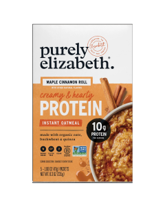 Purely Elizabeth Instant Oatmeal Maple Cinnamon Roll - Front view