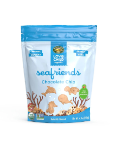 Love Child Organics Sea Friends Chocolate Chip Cookies - Front view