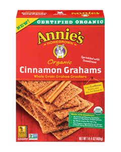 Annie's Organic Cinnamon Graham Crackers, 14.4 oz.