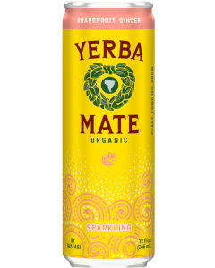 Yerba Madre Organic Sparkling Grapefruit Ginger Yerba Mate, 12 oz.