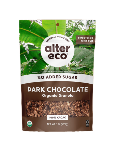 Alter Eco Dark Chocolate Granola - Front view