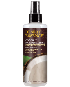Desert Essence Coconut Hair Defrizzer & Heat Protector, 8.5 fl.oz.