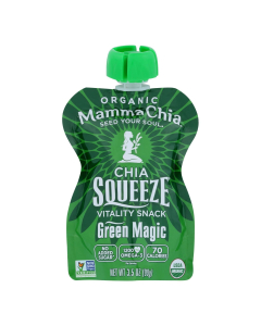 Mamma Chia Squeeze Green Magic, 3.5 oz. 