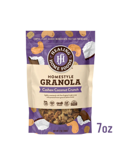 Healing Home Foods - Homestyle Cashew Coconut Crunch Granola 7.oz