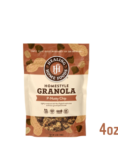 Healing Home Foods Homestyle P-Nutty Chip Granola 4oz.