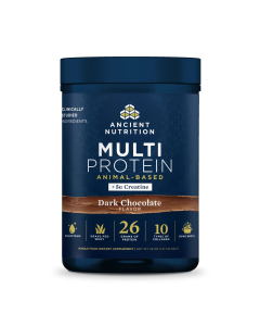 Ancient Nutrition Multi Protein + Creatine Dark Chocolate Flavor - Front view