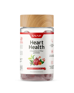 Snap Supplements Heart Health Gummies Strawberry Watermelon - Front view