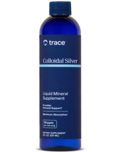 Trace Minerals Colloidal Silver 30 PPM, 8 oz.