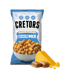 G.H. Cretors Cheese & Caramel Mix Popcorn, 7.5 oz.