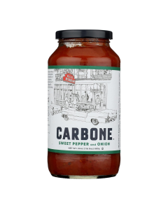 Carbone Peppers & Onions Sauce - Front view