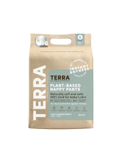 Terra Organics Junior Training Pants Size 6 - Front view