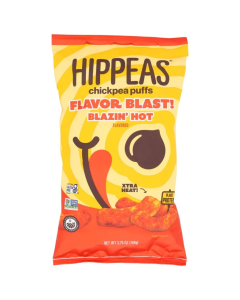 Hippeas Flavor Blast! Blazin' Hot Chickpea Puffs - Front view