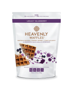 Heavenly Waffles Mix Legacy Blueberry - Front view